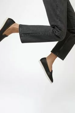 Dune London Galleon Printed Black Sport Loafers -Style Sole Zone A02955s5