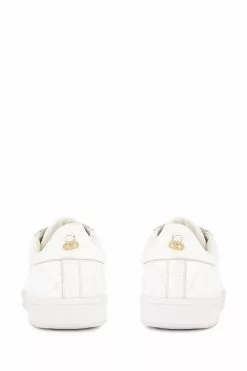 Dune London White Excited Quilted Trainers 10 Dune London White Excited Quilted Trainers -Style Sole Zone A13219s4