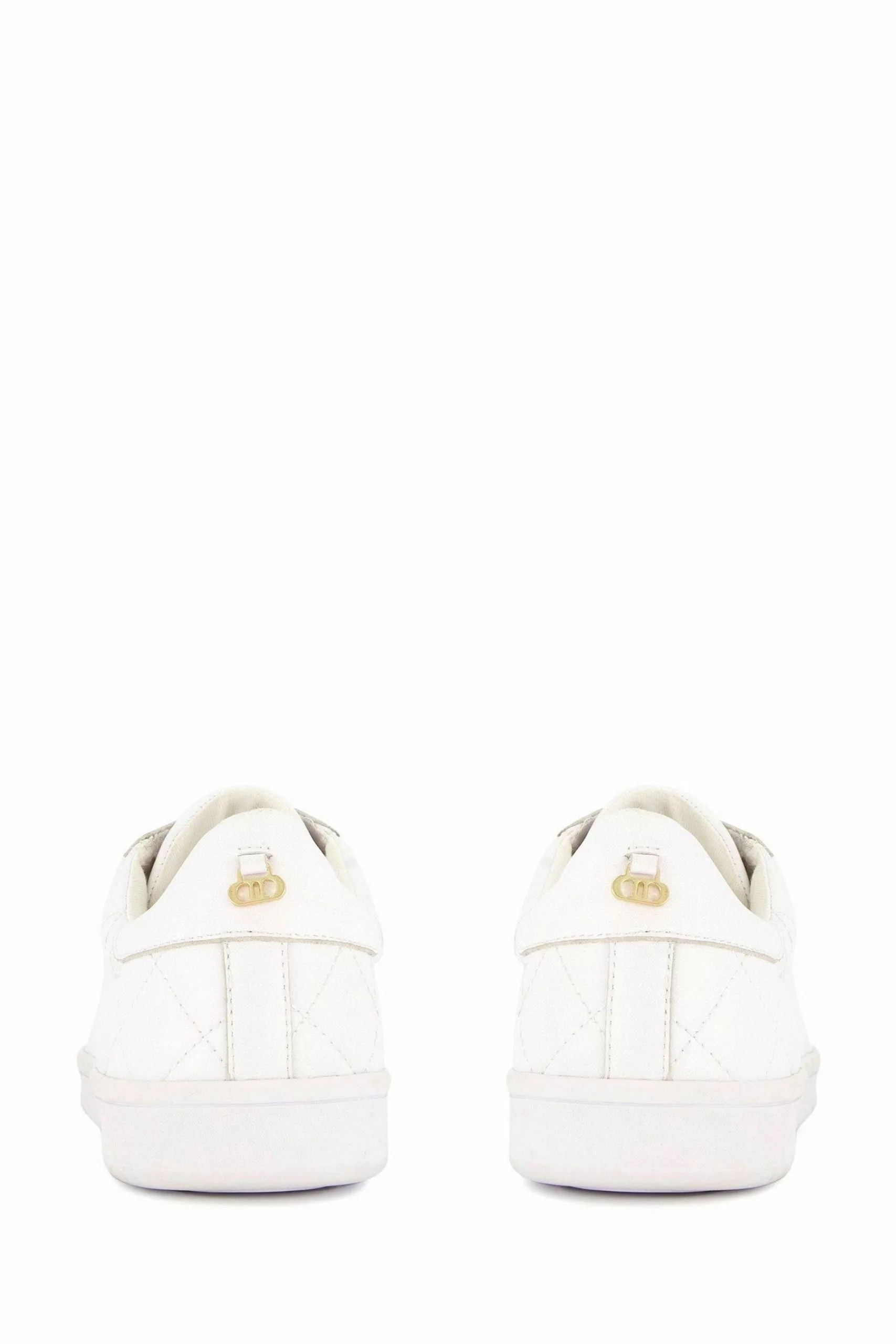 Dune London White Excited Quilted Trainers 6 Dune London White Excited Quilted Trainers - Image 4
