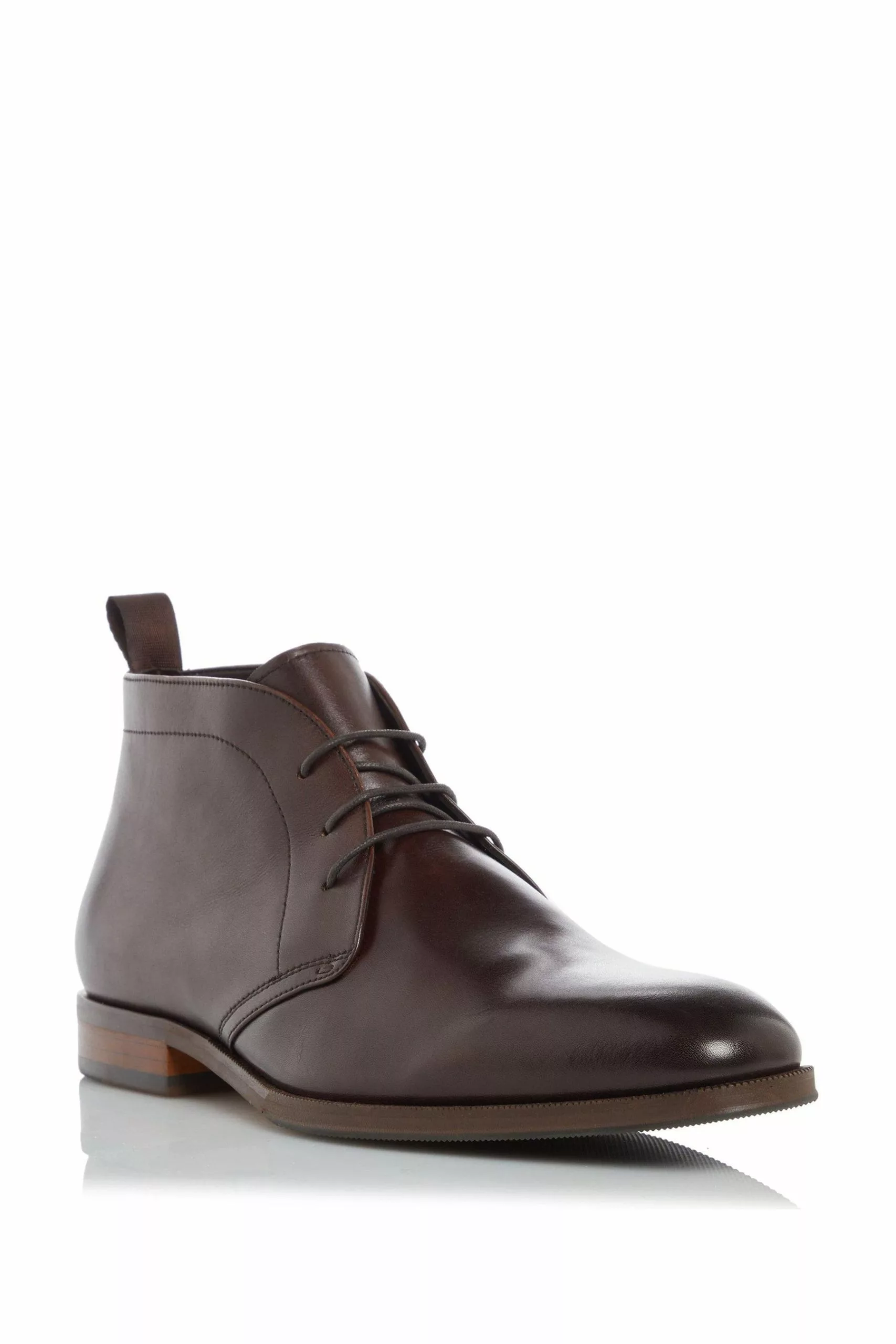 Dune London Brown Marvinn Smart Chukka Lace-Up Boots 4 Dune London Brown Marvinn Smart Chukka Lace-Up Boots - Image 2