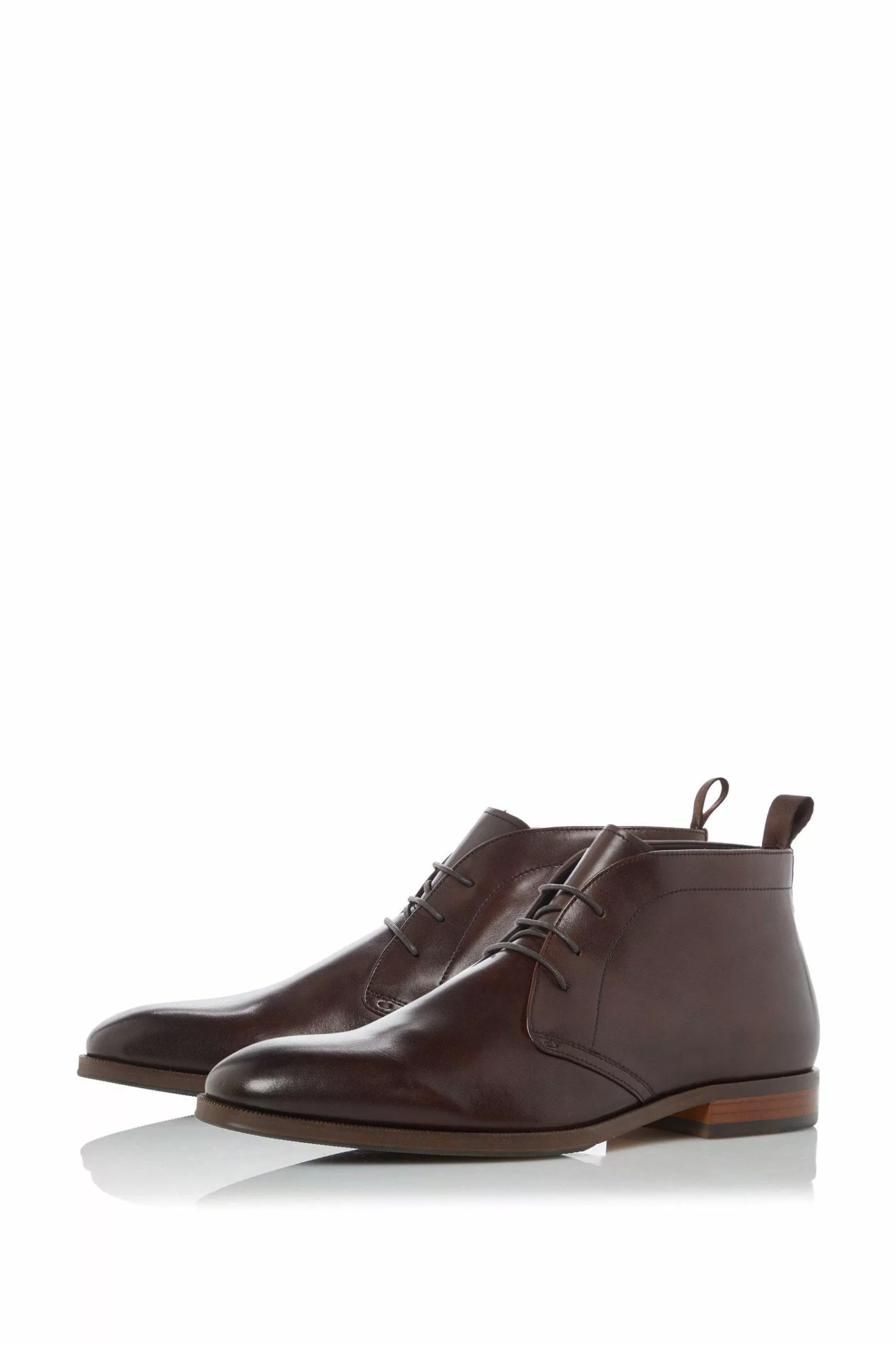 Dune London Brown Marvinn Smart Chukka Lace-Up Boots 5 Dune London Brown Marvinn Smart Chukka Lace-Up Boots - Image 3