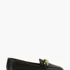 Dune London Wide Fit Goldsmith Black Loafers -Style Sole Zone A81034s