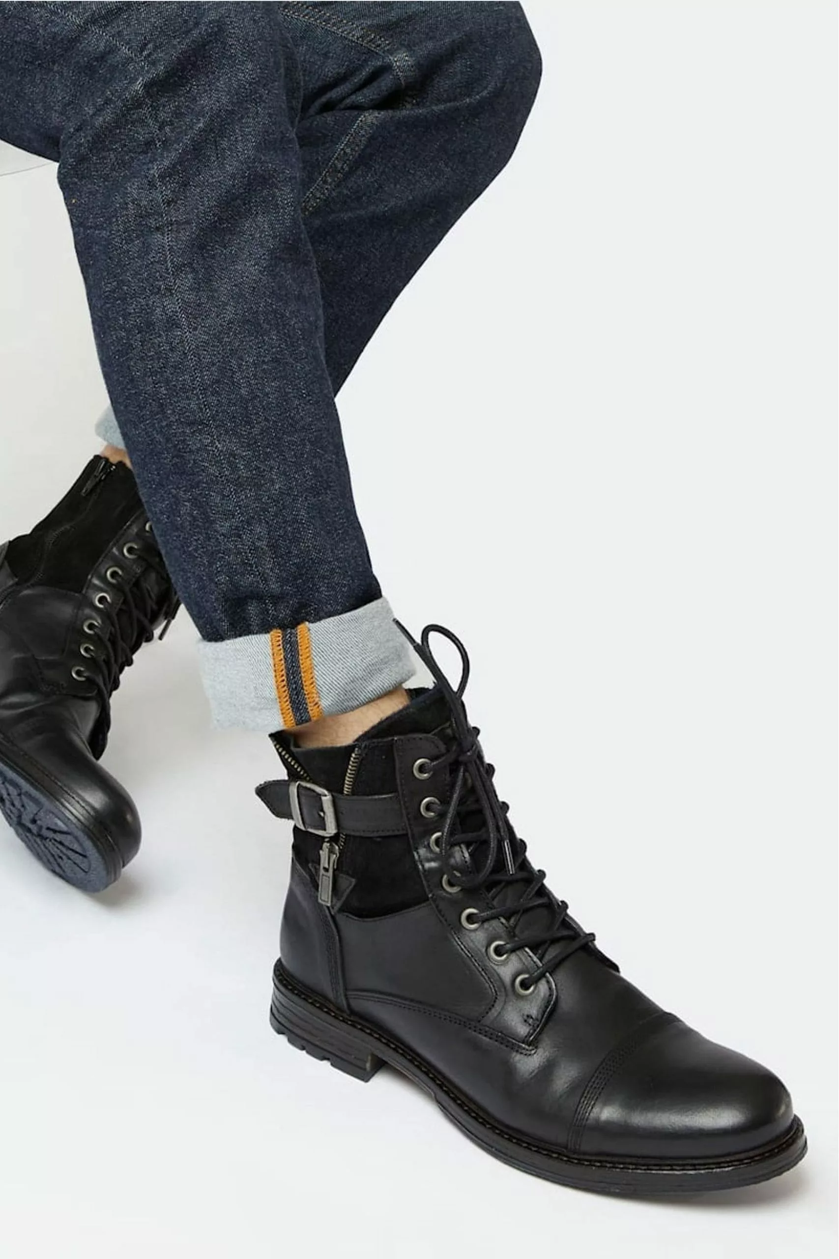 Dune London Call Casual Buckle Detail Ankle Boots 7 Dune London Call Casual Buckle Detail Ankle Boots - Image 5