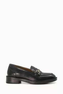 Dune London Grid Branded Trim Loafers