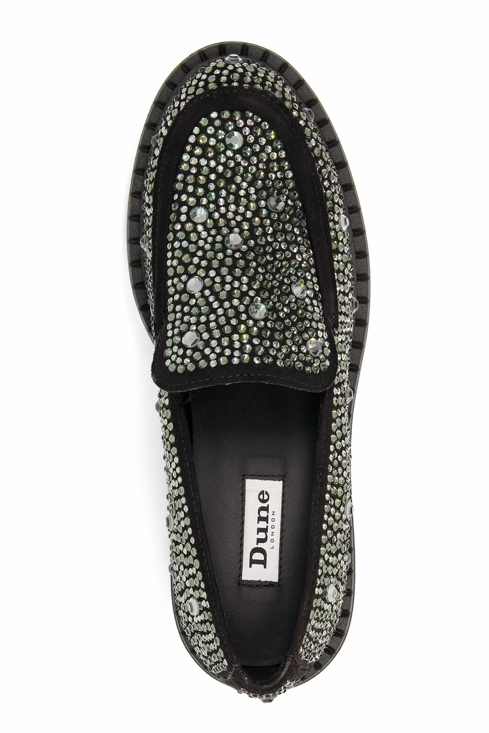 Dune London Glimmerz Hotfix Embellished Black Shoes 6 Dune London Glimmerz Hotfix Embellished Black Shoes - Image 4