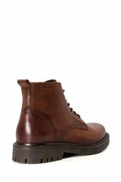 Dune London Crainey Grain Plain Toe Brown Boots -Style Sole Zone C40429s3
