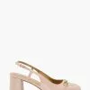 Dune London Wide Fit Nude Cassie Snaffle Open Court Shoes -Style Sole Zone C41976s