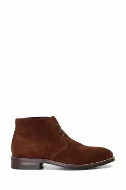 Dune London Maloney Brown Sole Suede Chukka Boots