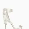Dune London White Mirelle Satin Ribbon Tie Sandals 2 Dune London White Mirelle Satin Ribbon Tie Sandals -Style Sole Zone C66336s