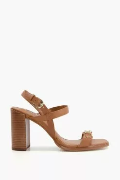 Dune London Junior Smart High Stacked Sandals