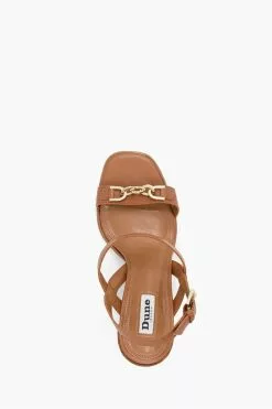 Dune London Junior Smart High Stacked Sandals 10 Dune London Junior Smart High Stacked Sandals -Style Sole Zone C67723s4
