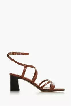 Dune London Inspire Strappy Block Heel Sandals