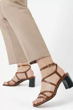 Dune London Inspire Strappy Block Heel Sandals -Style Sole Zone C74936s5