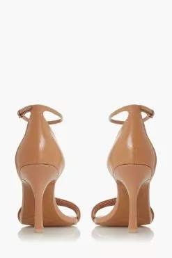Dune London Meri T Square Toe High Heel Sandals -Style Sole Zone D11186s3