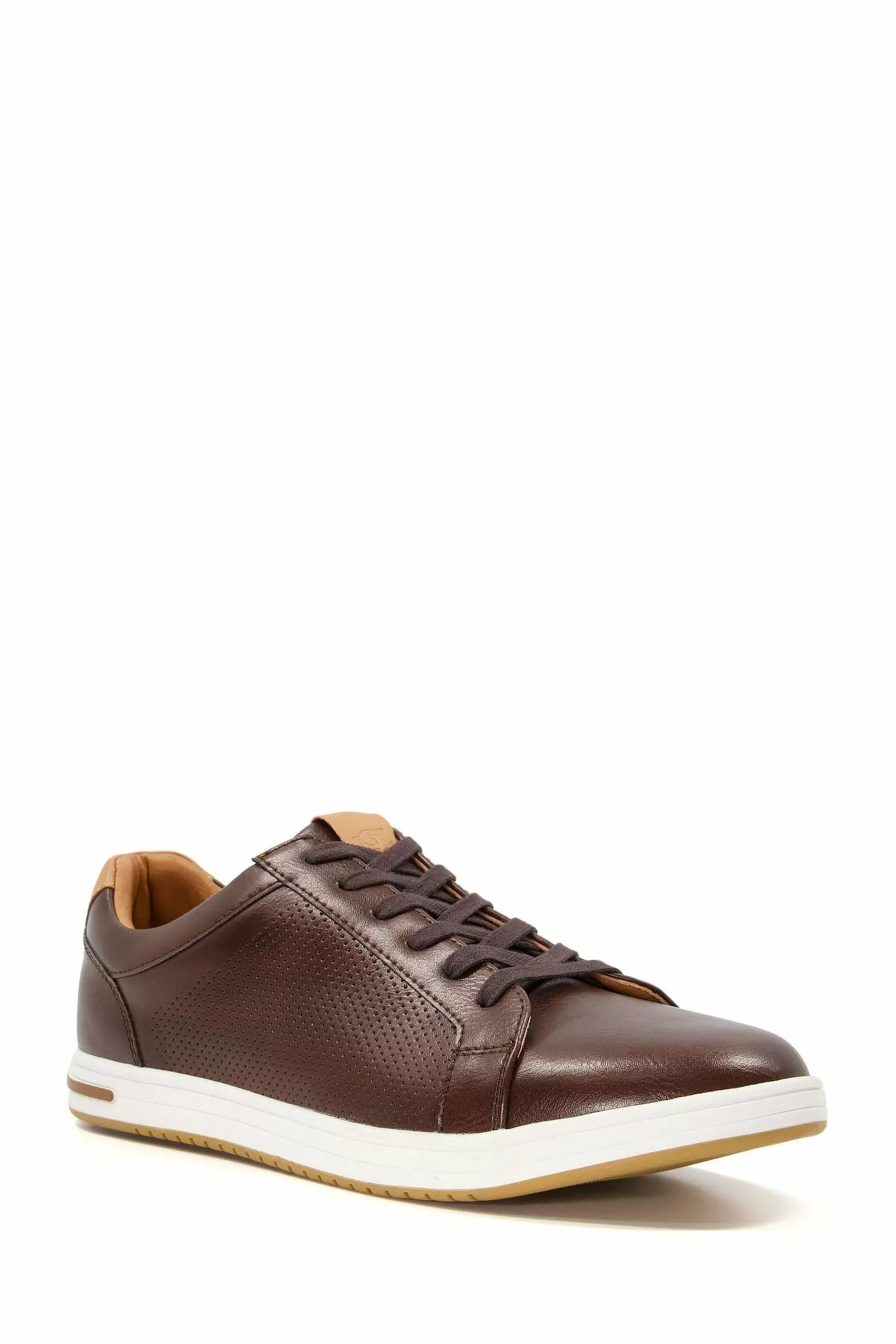 Dune London Brown Tezzy Perf Entry Trainers 3 Dune London Brown Tezzy Perf Entry Trainers - Image 2