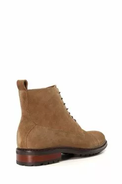 Dune London Natural Collared Toecap Lace Up Boots -Style Sole Zone D16264s3