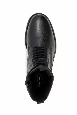 Dune London Collections Full Grain Lace-Up Black Boots -Style Sole Zone D16508s5