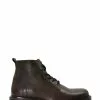 Dune London Crainey Grain Plain Toe Black Boots -Style Sole Zone D16518s