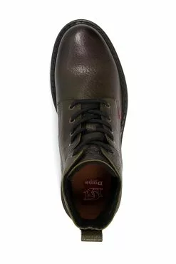 Dune London Crainey Grain Plain Toe Black Boots -Style Sole Zone D16518s4