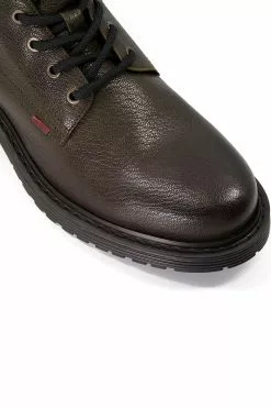 Dune London Crainey Grain Plain Toe Black Boots -Style Sole Zone D16518s5