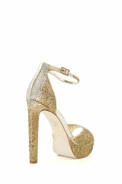 Dune London Gold Massa Ombre Hotfix Platform Sandals 10 Dune London Gold Massa Ombre Hotfix Platform Sandals -Style Sole Zone D16573s3