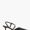 Dune London Black Citrus Asymmetric Court Shoes -Style Sole Zone D21035s