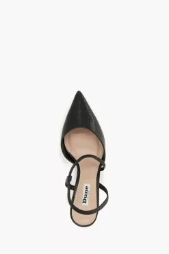 Dune London Black Citrus Asymmetric Court Shoes -Style Sole Zone D21035s4