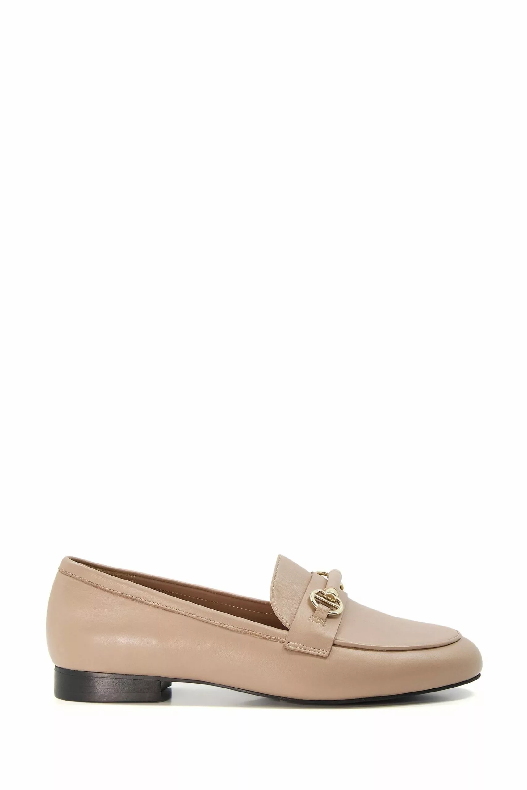 Dune London Natural Grange Snaffle Trim Loafers 3 Dune London Natural Grange Snaffle Trim Loafers