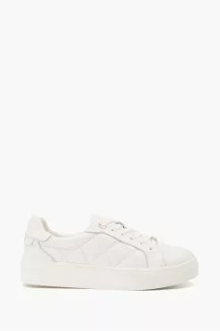 Dune London Excitement Quilted Trainers