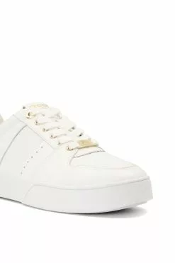 Dune London Elysium Side Stripe Bumper Trainers -Style Sole Zone D83375s5
