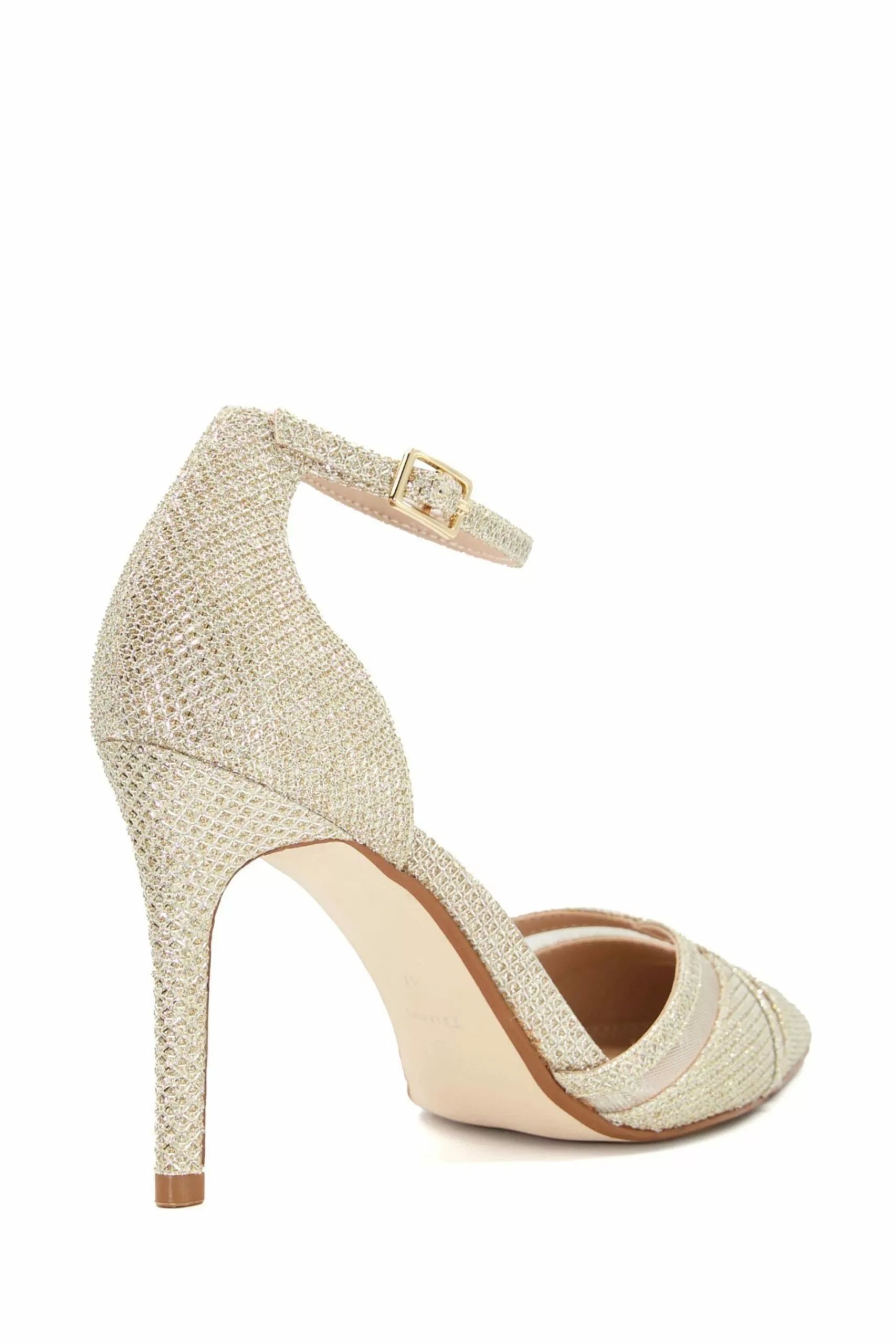 Dune London Gold Deaner 2 Part Mesh Open Courts 4 Dune London Gold Deaner 2 Part Mesh Open Courts - Image 2