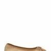Dune London Brown Hallo Charm Trim Ballet Shoes