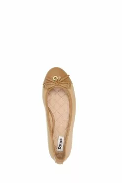 Dune London Brown Hallo Charm Trim Ballet Shoes 10 Dune London Brown Hallo Charm Trim Ballet Shoes -Style Sole Zone D83402s4