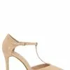 Dune London Casta T-Bar Open Court Heels 2 Dune London Casta T-Bar Open Court Heels -Style Sole Zone D83406s