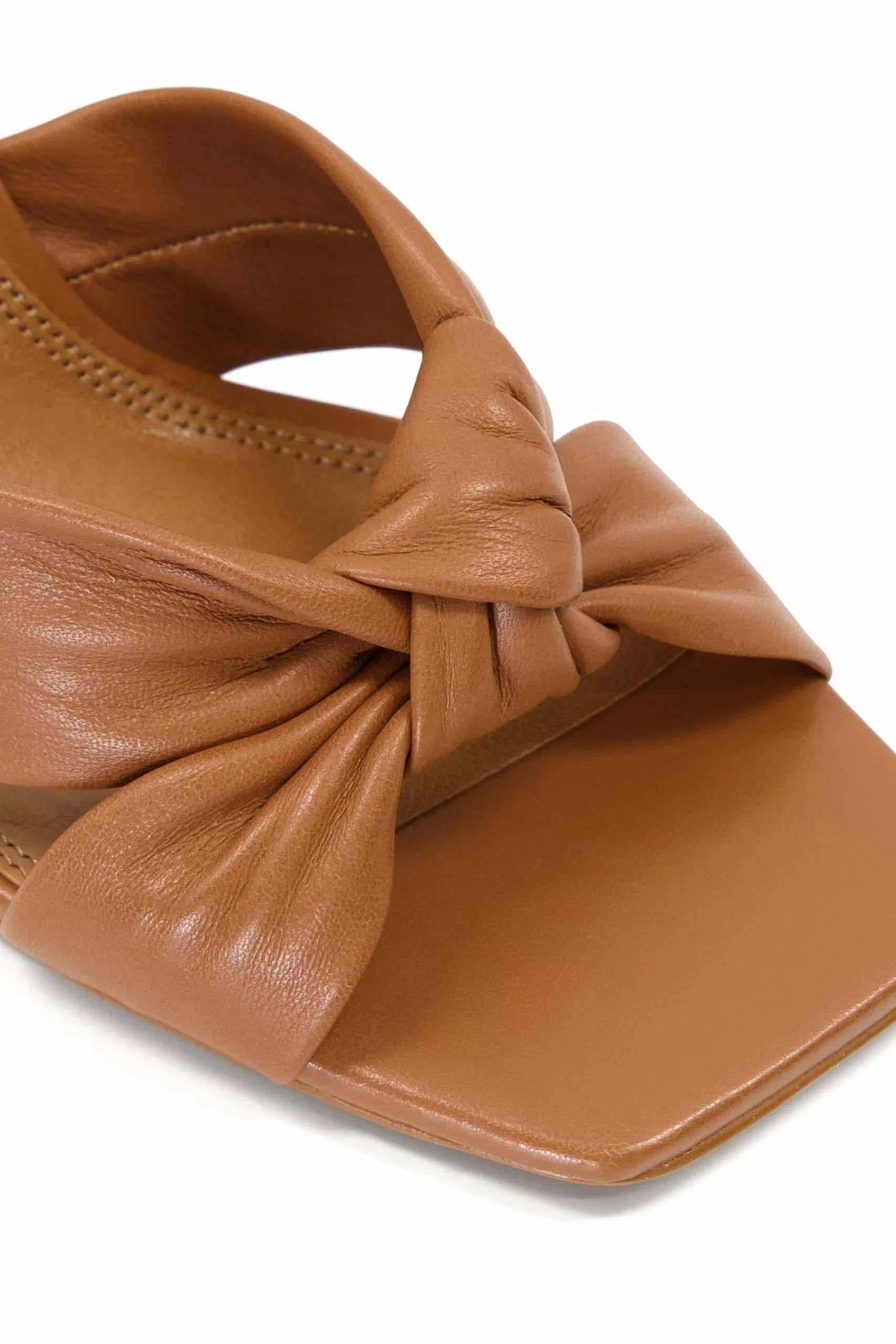 Dune London Maize Soft Knot Stacked Mules 7 Dune London Maize Soft Knot Stacked Mules - Image 5