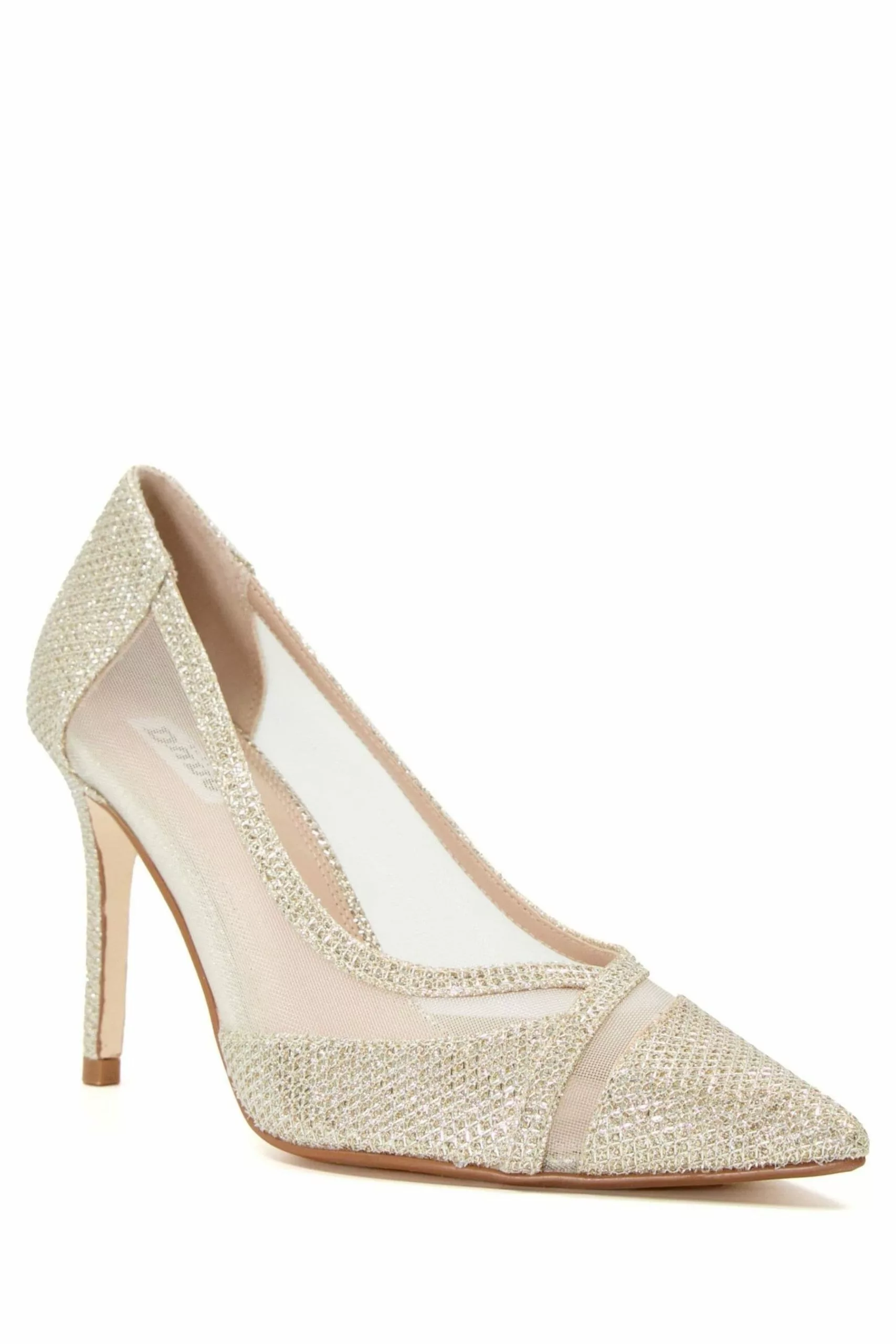 Dune London Gold Banks Cut Out Mesh Courts 4 Dune London Gold Banks Cut Out Mesh Courts - Image 2