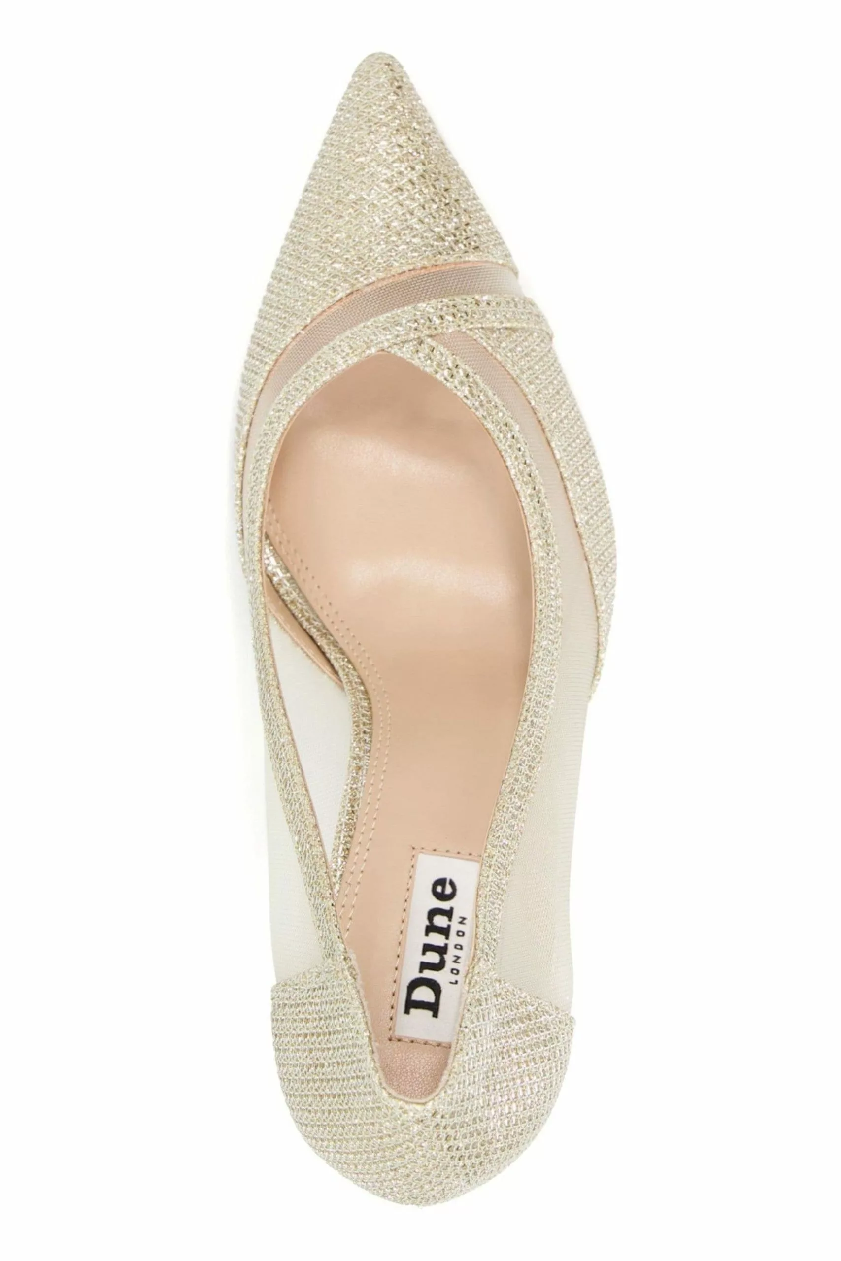 Dune London Gold Banks Cut Out Mesh Courts 6 Dune London Gold Banks Cut Out Mesh Courts - Image 4
