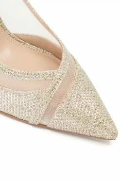 Dune London Gold Banks Cut Out Mesh Courts 11 Dune London Gold Banks Cut Out Mesh Courts -Style Sole Zone D83413s5