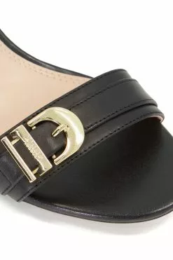 Dune London Jessie Branded Buckle Block Black Sandals 11 Dune London Jessie Branded Buckle Block Black Sandals -Style Sole Zone D83415s5