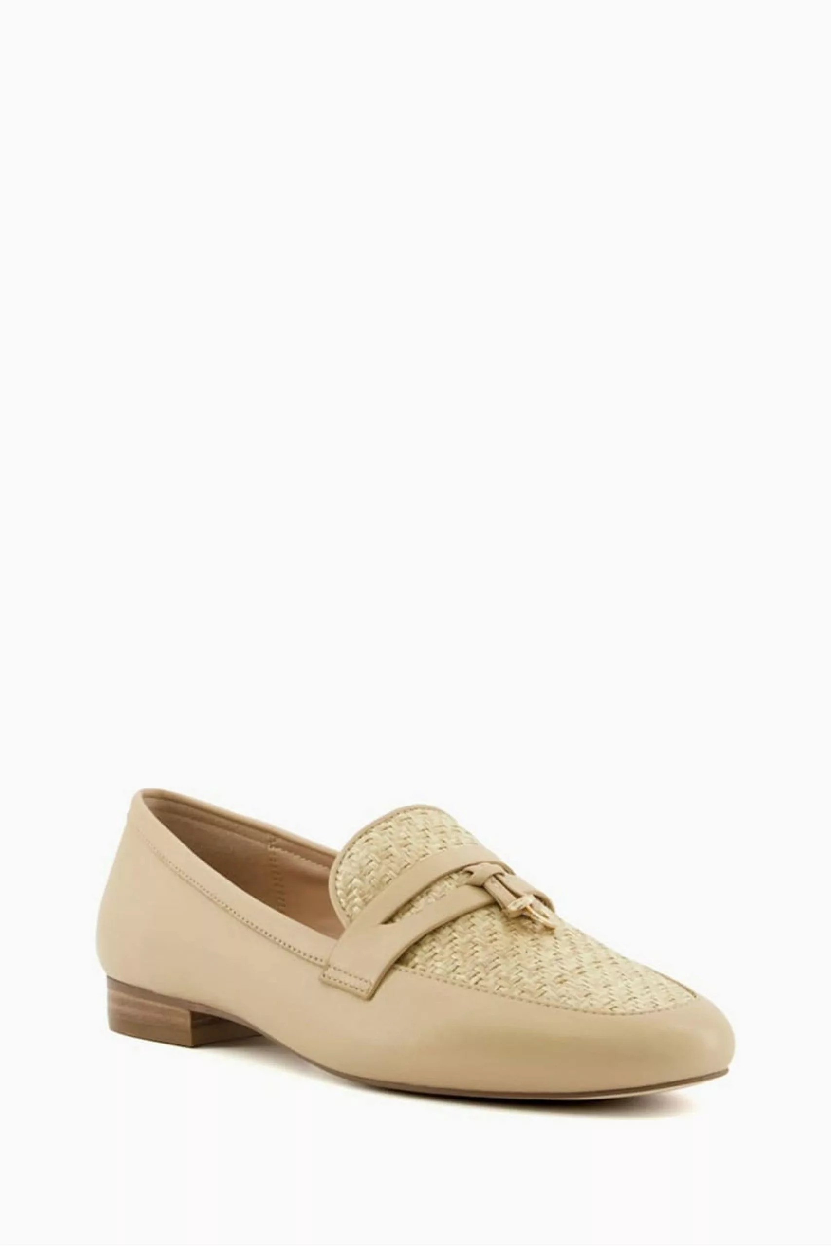 Dune London Natural Gallivant Charm Tassel Loafers 4 Dune London Natural Gallivant Charm Tassel Loafers - Image 2