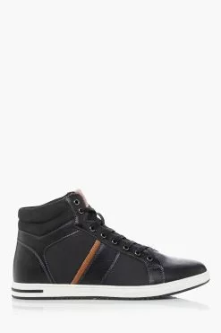 Dune London Voyage High Top Trainers