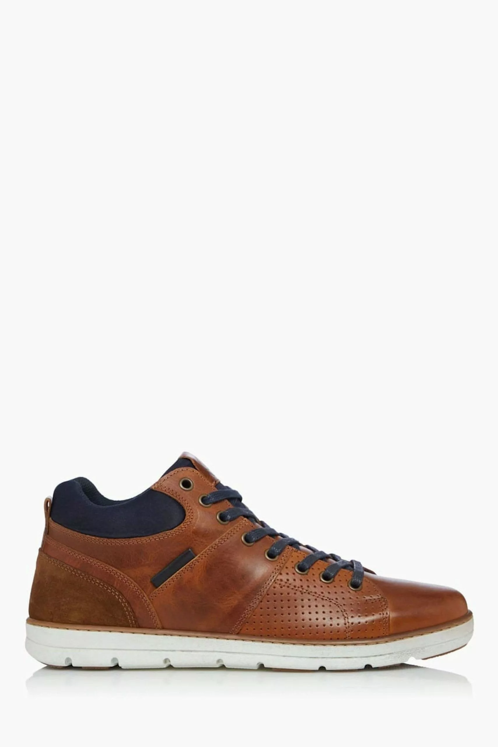 Dune London Brown Stakes High Top Trainers 4 Dune London Brown Stakes High Top Trainers - Image 2