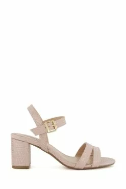 Dune London Wide Fit Merisa 2 Part Block Heel Sandals