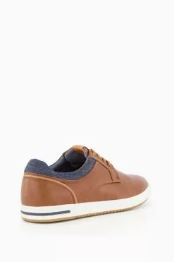 Dune London Trip Textured Trainers -Style Sole Zone M98240s3