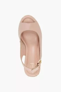 Dune London Kimmy Wedge Heel Sling Back Sandals -Style Sole Zone M98257s4