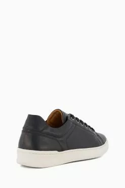 Dune London Toledo Clean Retro Black Trainers -Style Sole Zone N06666s3