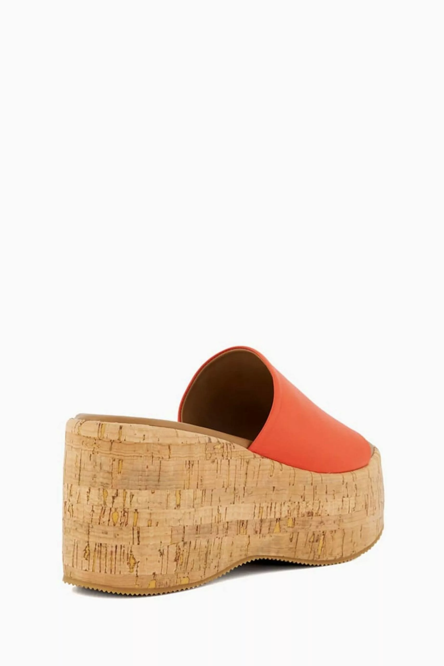Dune London Orange Kion Cork Flatform Wedges 5 Dune London Orange Kion Cork Flatform Wedges - Image 3