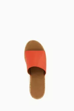 Dune London Orange Kion Cork Flatform Wedges 9 Dune London Orange Kion Cork Flatform Wedges -Style Sole Zone N06671s4