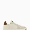 Dune London Timon Mix Material Court White Trainers -Style Sole Zone N06683s
