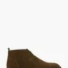 Dune London Brown Cashed Lace Up Chukka Boots -Style Sole Zone N42418s